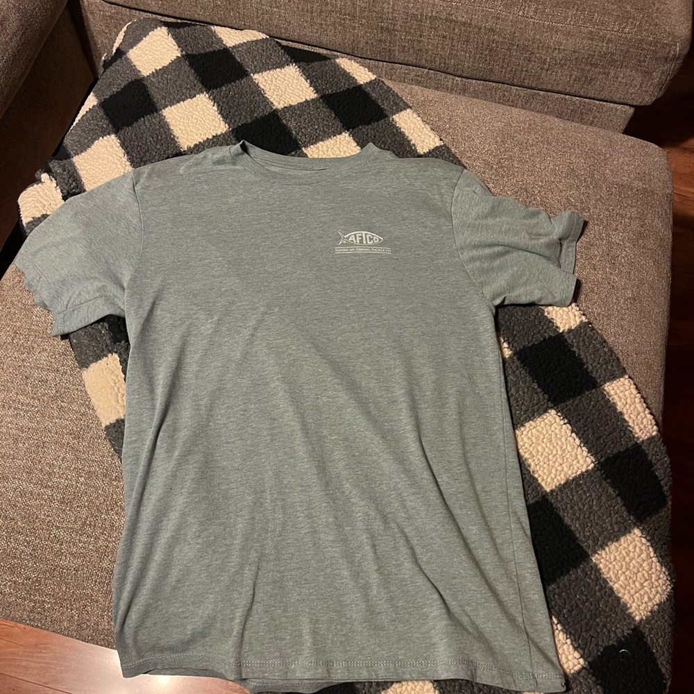 AFTCO Blue Fish Graphic Tee - Picture 2 of 4